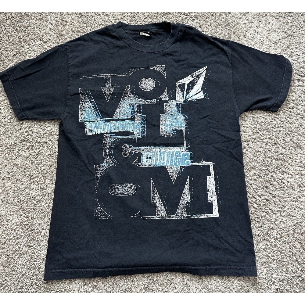 Men's Volcom Shirt Large Vintage Skate Large Logo Spell Out